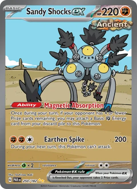 Sandy Shocks ex [Magnetic Absorption | Earthen Spike]