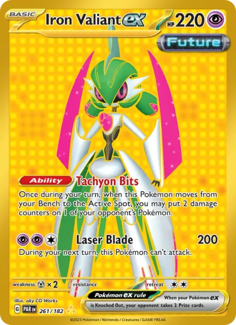 Iron Valiant ex [Tachyon Bits | Laser Blade]