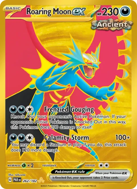 Roaring Moon ex [Frenzied Gouging | Calamity Storm]