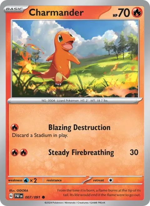 Charmander [Blazing Destruction | Steady Firebreathing]