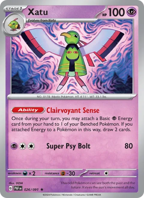 Xatu [Clairvoyant Sense | Super Psy Bolt]
