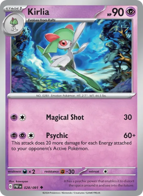 Kirlia [Magical Shot | Psychic]