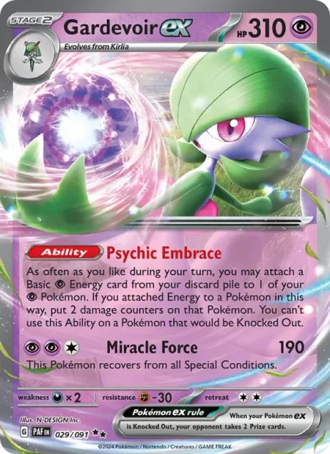 Gardevoir ex [Psychic Embrace | Miracle Force]