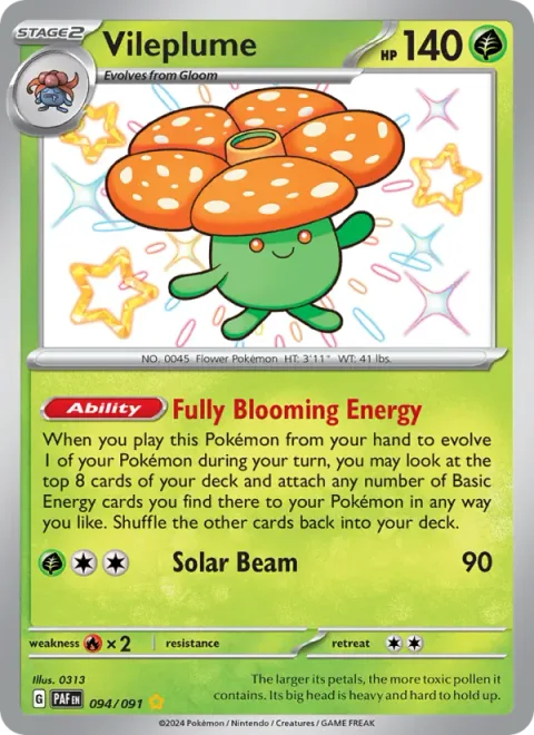 Vileplume [Fully Blooming Energy | Solar Beam]