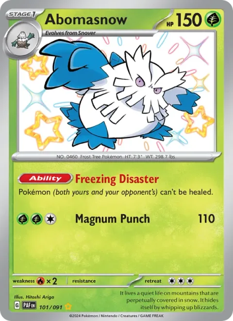 Abomasnow [Freezing Disaster | Magnum Punch]