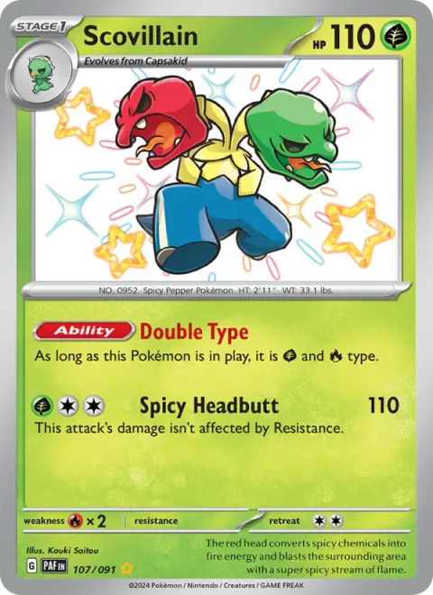 Scovillain [Double Type | Spicy Headbutt]