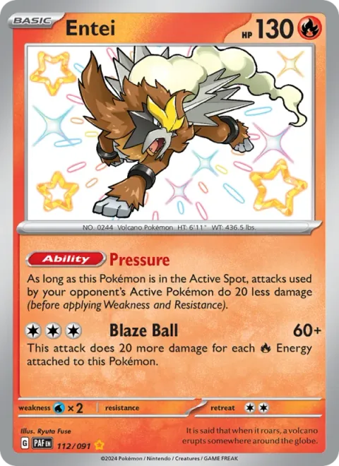 Entei [Pressure | Blaze Ball]
