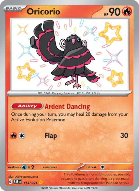 Oricorio [Ardent Dancing | Flap]
