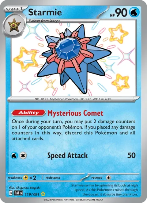 Starmie [Mysterious Comet | Speed Attack]
