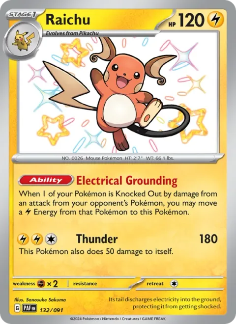 Raichu [Electrical Grounding | Thunder]