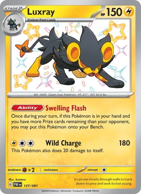 Luxray [Swelling Flash | Wild Charge]