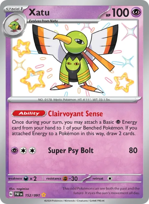 Xatu [Clairvoyant Sense | Super Psy Bolt]
