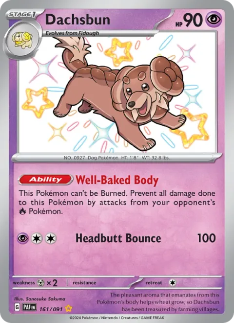Dachsbun [Well-Baked Body | Headbutt Bounce]