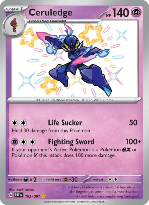 Ceruledge [Life Sucker | Fighting Sword]