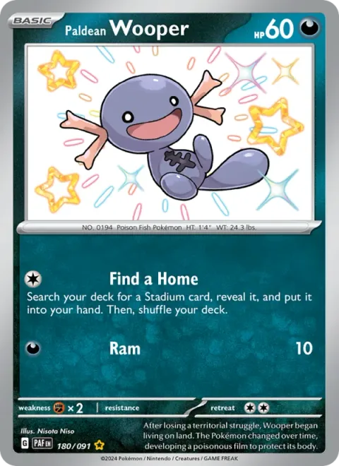 Paldean Wooper [Find a Home | Ram]