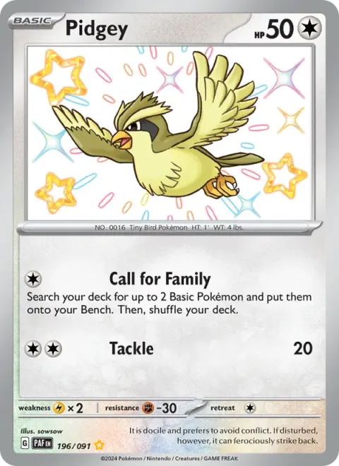 Pidgey [Call for Family | Tackle]