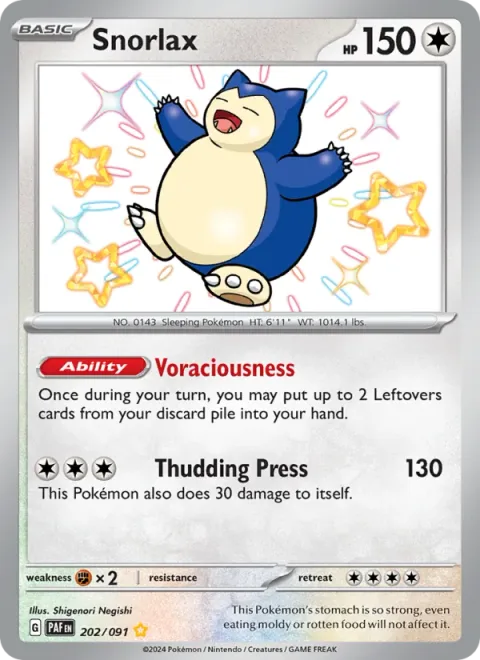 Snorlax [Voraciousness | Thudding Press]