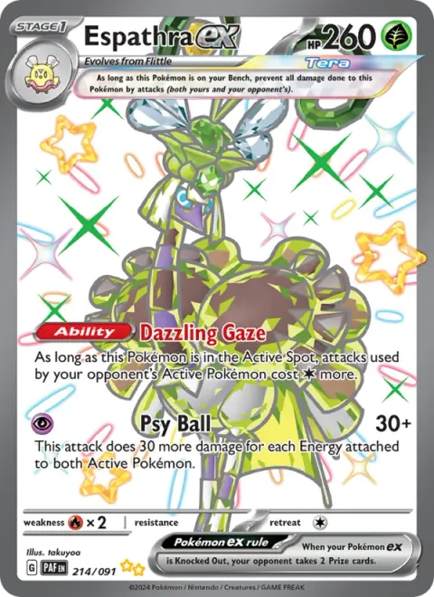 Espathra ex [Dazzling Glare | Psychic Ball]