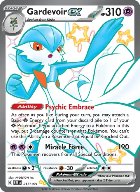 Gardevoir ex [Psychic Embrace | Miracle Force]
