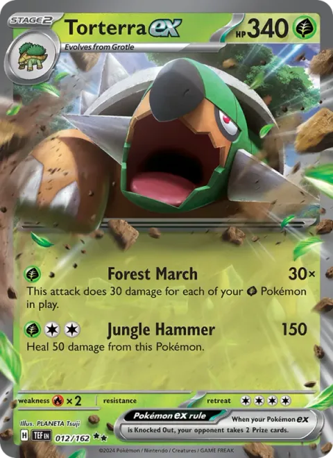Torterra ex [Forest March | Jungle Hammer]