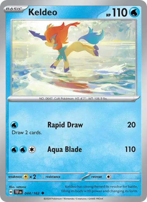 Keldeo [Rapid Draw | Aqua Blade]