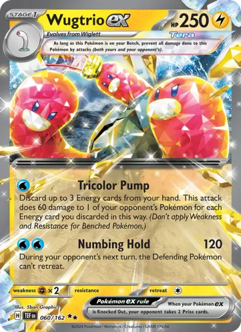 Wugtrio ex [Tricolor Pump | Numbing Hold]
