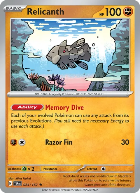 Relicanth [Memory Dive | Razor Fin]