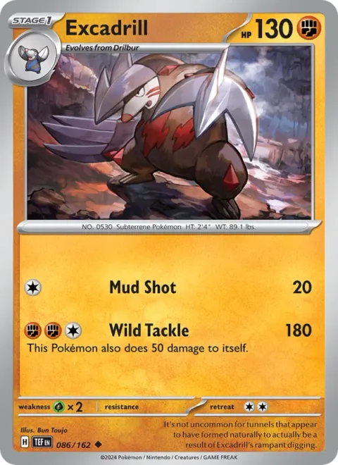 Excadrill [Mud Shot | Wild Tackle]