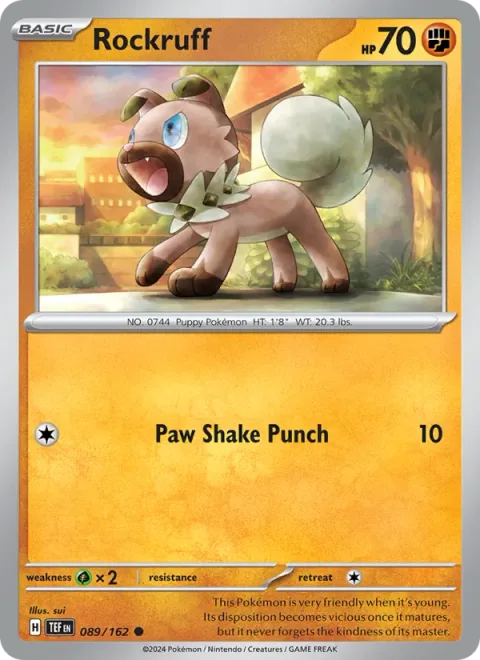 Rockruff [Paw Shake Punch]