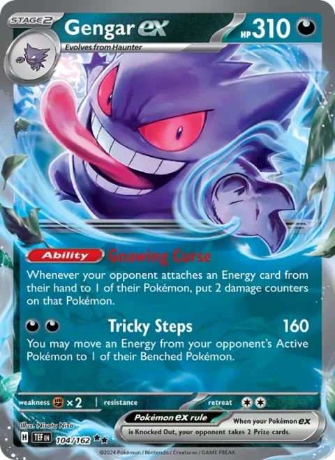 Gengar ex [Gnawing Curse | Tricky Steps]