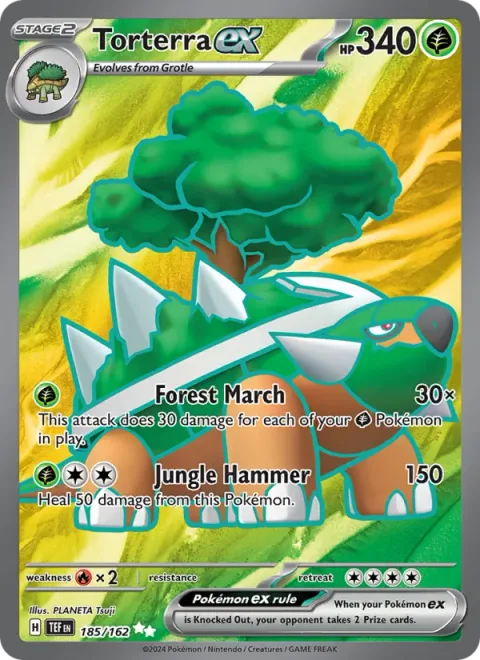 Torterra ex [Forest March | Jungle Hammer]
