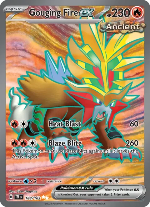 Gouging Fire ex [Heat Blast | Blaze Blitz]