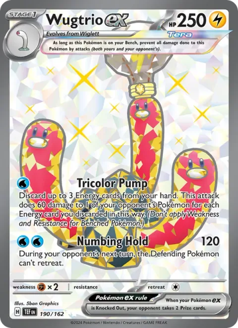 Wugtrio ex [Tricolor Pump | Numbing Hold]