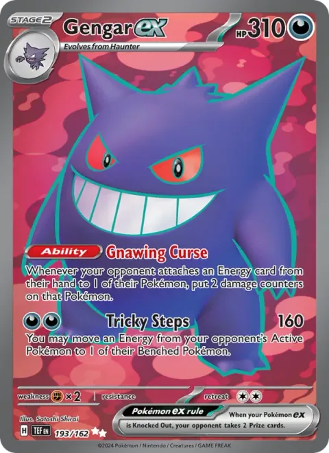 Gengar ex [Gnawing Curse | Tricky Steps]