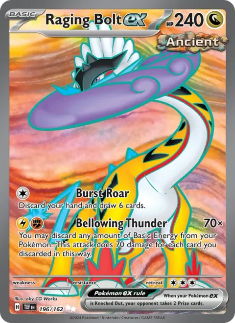 Raging Bolt ex [Burst Roar | Bellowing Thunder]