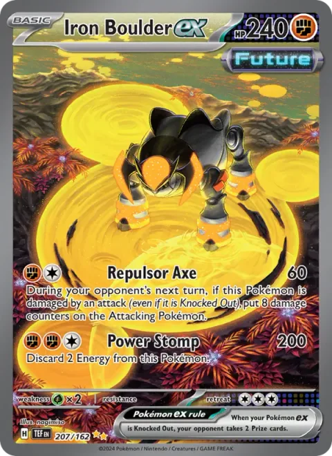 Iron Boulder ex [Repulsor Axe | Power Stomp]