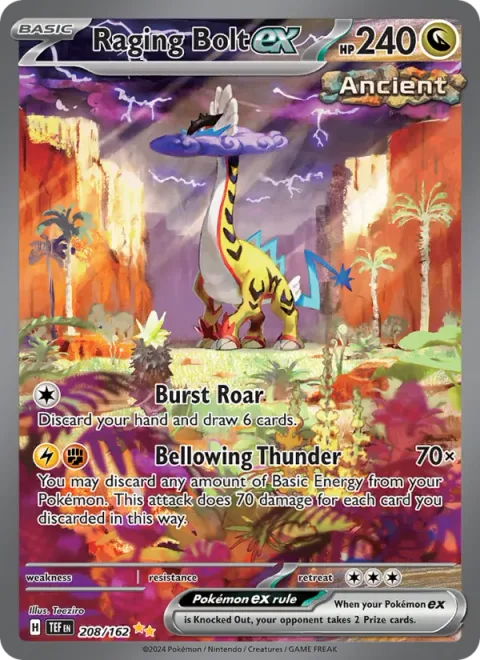 Raging Bolt ex [Burst Roar | Bellowing Thunder]