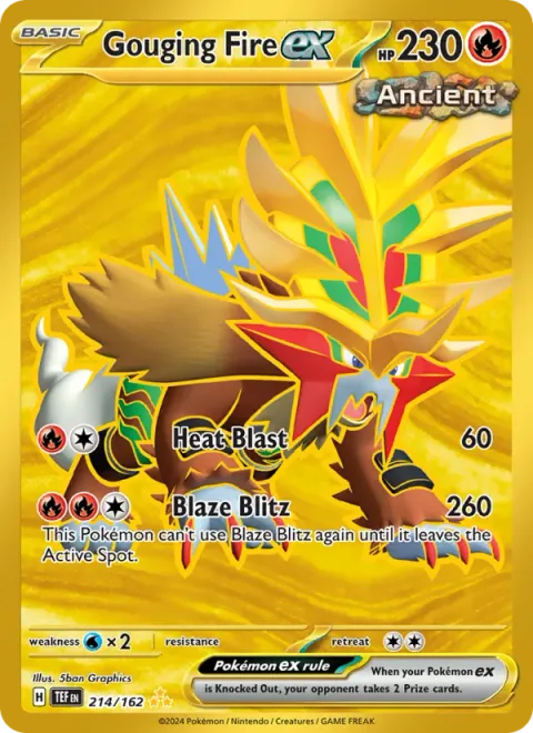 Gouging Fire ex [Heat Blast | Blaze Blitz]