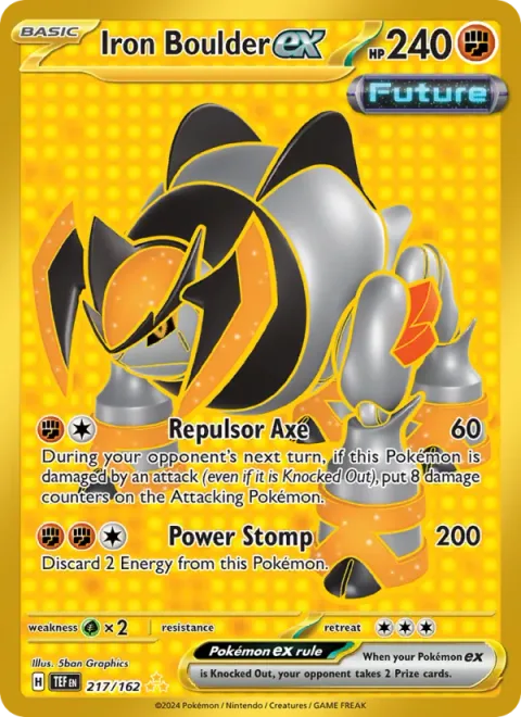 Iron Boulder ex [Repulsor Axe | Power Stomp]