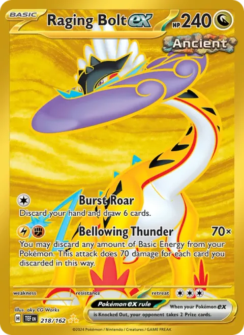 Raging Bolt ex [Burst Roar | Bellowing Thunder]