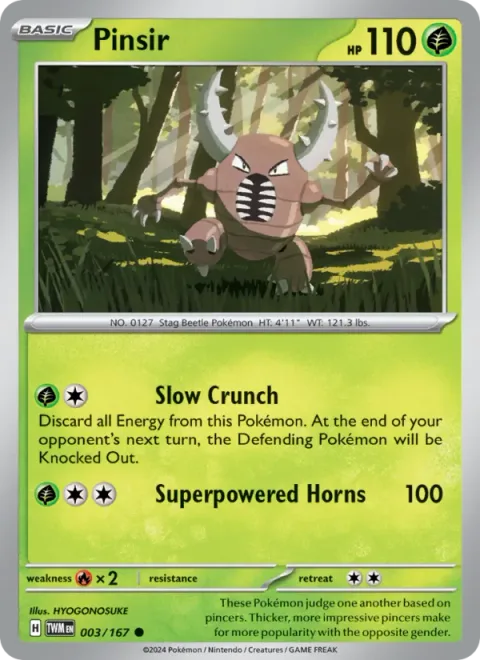 Pinsir [Slow Crunch | Superpowered Horns]