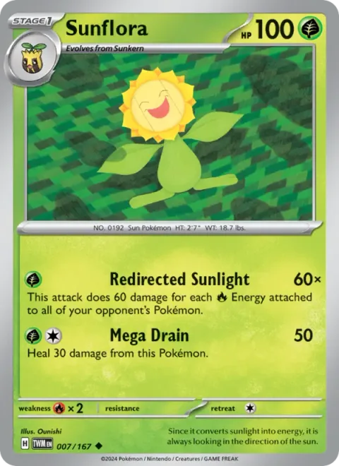 Sunflora [Redirected Sunlight | Mega Drain]
