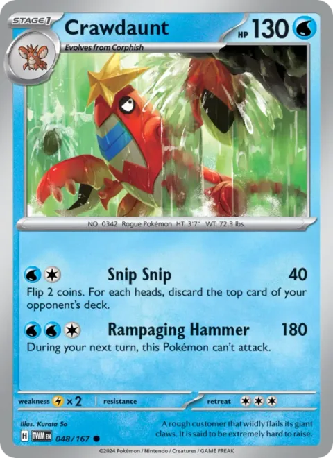 Crawdaunt [Snip Snip | Rampaging Hammer]