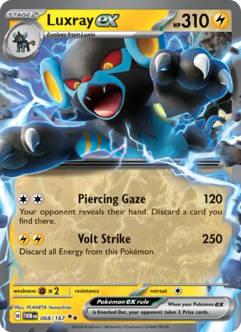 Luxray ex [Piercing Gaze | Volt Strike]