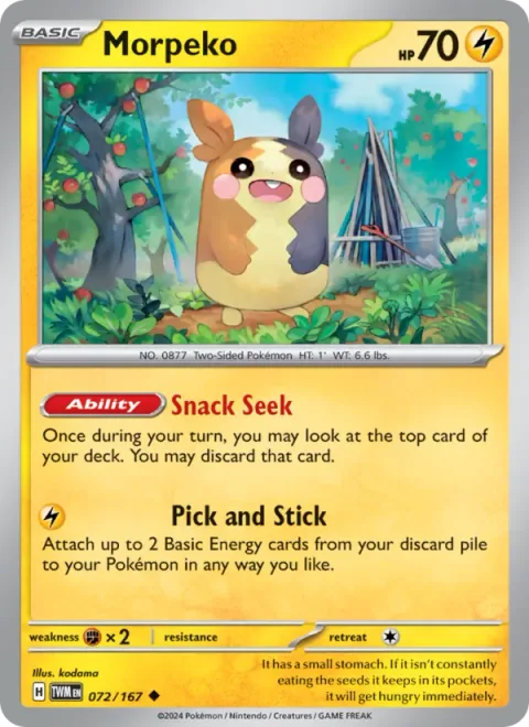 Morpeko [Snack Seek | Pick and Stick]