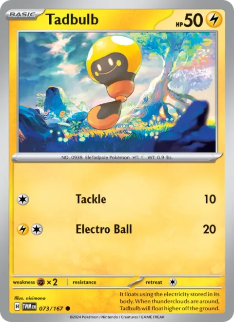 Tadbulb [Tackle | Electro Ball]