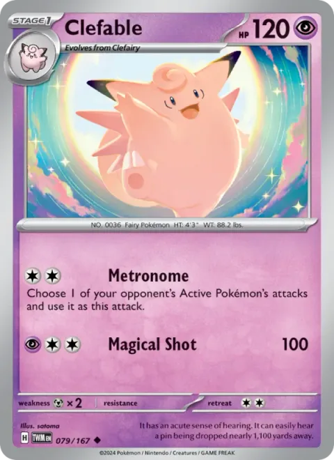 Clefable [Metronome | Magical Shot]