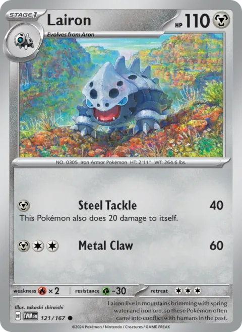 Lairon [Steel Tackle | Metal Claw]