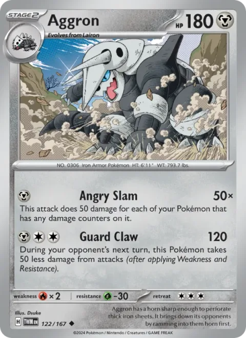 Aggron [Angry Slam | Guard Claw]