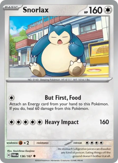 Snorlax [But First, Food | Heavy Impact]